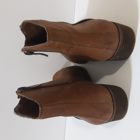 Lucky brand ankle booties women 6M brown leather casual festival retro y3k - Picture 5 of 12